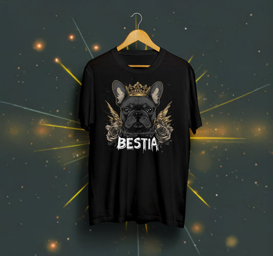 French Bulldog T-shirt Black-0