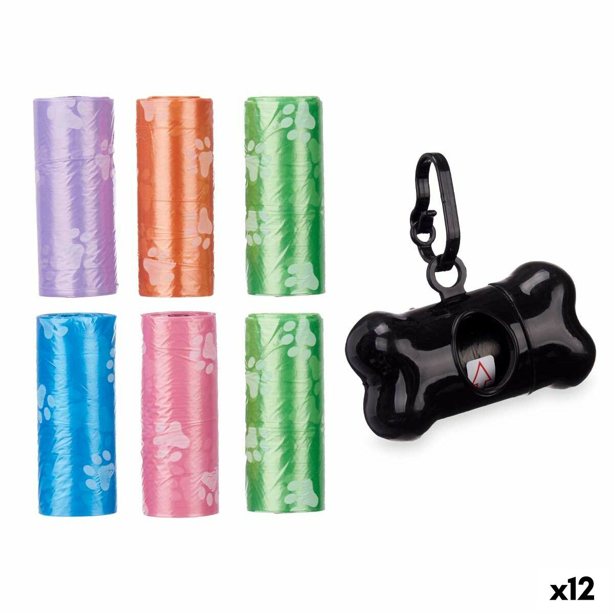 Pet Bag Dispenser Plastic Set (12 Units)-0