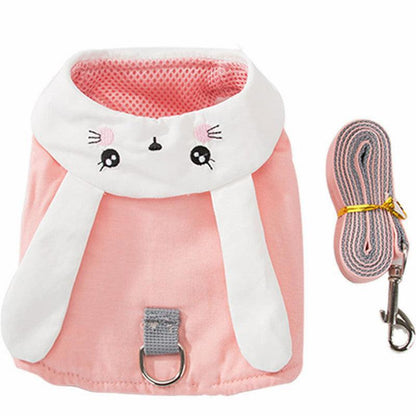 Cuddly Bunny Pet Harness And Leash Set-2