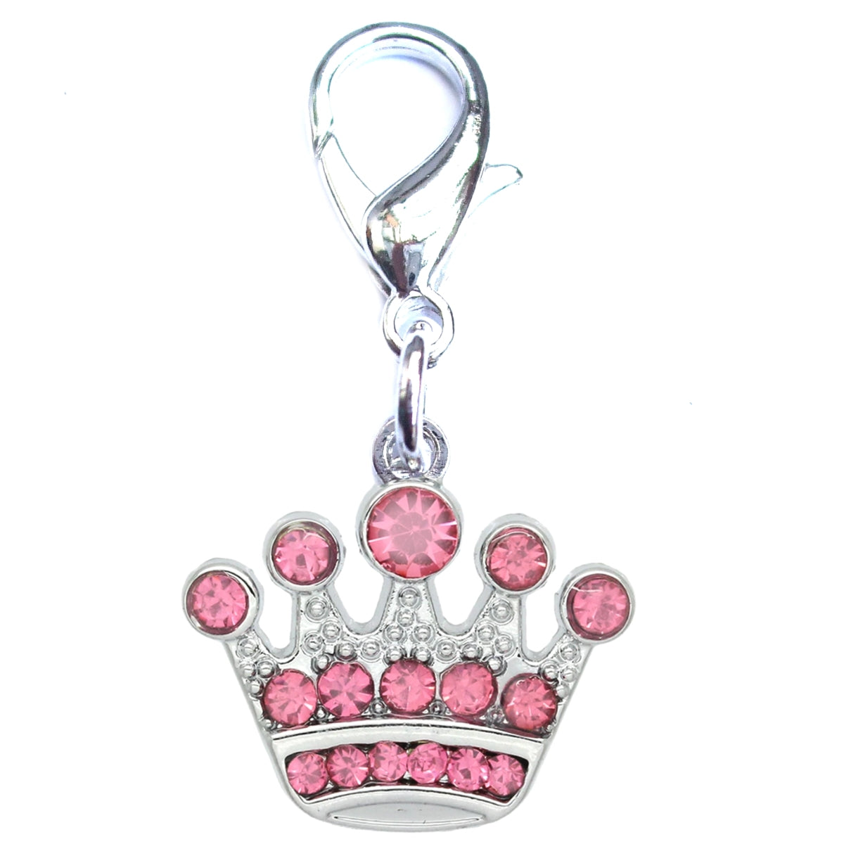 Crystal Crown Dog Cat Charm Pink-0