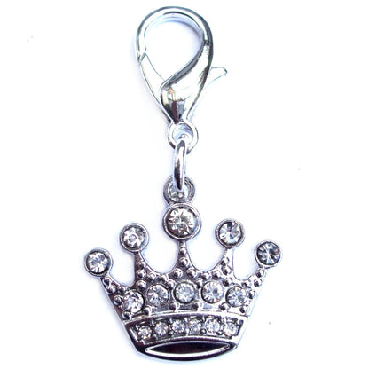Crystal Crown Dog Cat Charm Pink-2